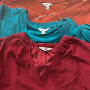 Box of Blouses Size 22/2X Time & Tru Size 22 LulaRoe & Hannah.  EUC & New Items